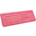 104 key mechanical keyboard crystal punk keycap backlight green axis office game keyboard factory wholesale
