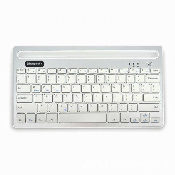 Bluetooth stock h622 silver ultra thin scissor foot mini keyboard notebook for iPad 