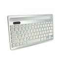 Bluetooth stock h622 silver ultra thin scissor foot mini keyboard notebook for iPad 