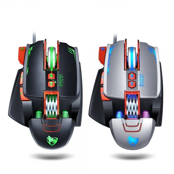 Cross border e-commerce V9 mechanical game mouse wired light USB foreign trade mouse
