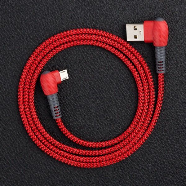 Elbow data cable is suitable for Apple Android type power cable, chicken eating hand tour charging cable