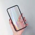 Suitable for iPhone 12 laser transparent glass case iPhone XR Aurora glass case S10